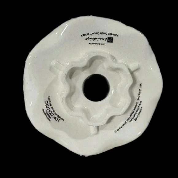 Home Interiors Ceramic Candle Capper Christmas Holiday Snowman Painted Topper - Picture 9 of 11